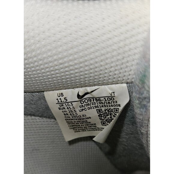 Nike Air Force 1'07 LV8 Sail/Blue Chill-Medium Blue Men Size 11.5 - Picture 12 of 14